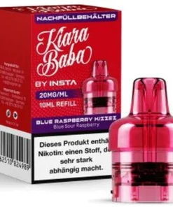 Kiara Baba 10K Blue Raspberry Kizzez Refill Container 10ml 20mg/ml