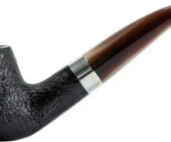 Pfeife Cesare Barontini „Elevato“schwarz sandgestr.,Rg.Acryl
