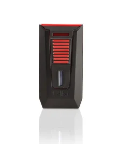 COLIBRI Zigarren-Feuerzeug „Slide II“ schwarz matt/rot