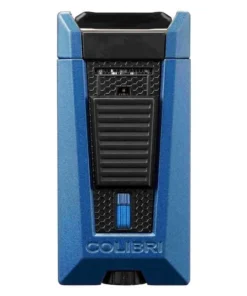 COLIBRI Zigarren-Feuerzeug“Stealth II“ blau/schwarz Laser