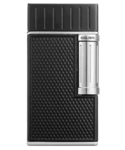 COLIBRI Feuerzeug „Julius II“ schwarz/chrom Sz