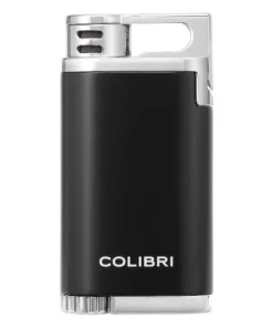 Feuerzeug Jet COLIBRI Belmont II schwarz chrom