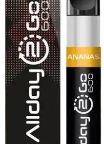 Allday 2 Go Einweg E-Zigarette Nikotinsalz Ananas Aroma 20mg