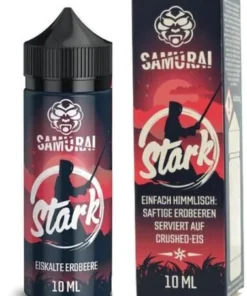 Aroma Samurai Stark 10ml (Eiskalte Erdbeere)