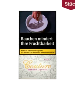 Couture Slim Silver Zigaretten (20 Stück)