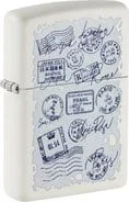 ZIPPO weiss color „Stamps“ 60007280