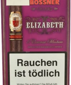 Bossner Elizabeth Maduro Zigarren Corona 5Stk.