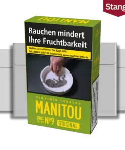 Manitou Org. No9 Green Zigaretten Stange (10×20 Stück)