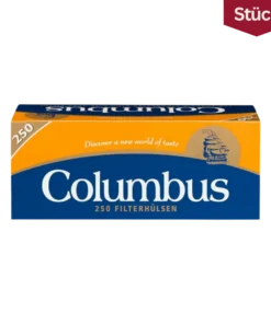 Columbus Hülsen Filterhülsen Zigarettenhülsen Stopfhülsen 250 Stück