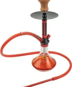 Shisha „Riad“ transparent, Boden rot 1er/44cm