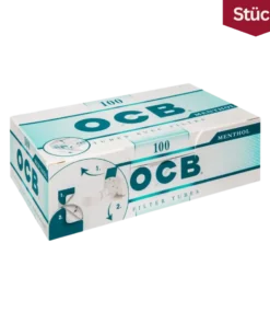 OCB Hülsen Menthol Zigarettenhülsen (100 Hülsen)