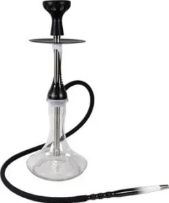 SHISTAR Shisha „Bagdad“ schwarz/weiss 1er/57cm