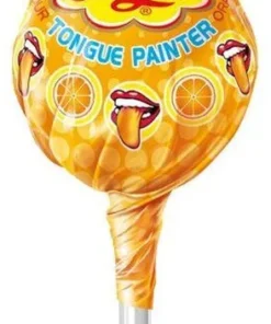 Chupa Chups Zungenmaler Orange Lollipop