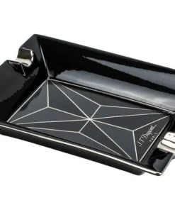 DUPONT Zigarrenascher schwarz 006470 Porzellan