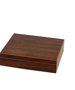 Humidor Walnut Dekor fuer ca. 20 Zigarren