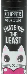 Clipper Feuerzeug Catz 2 3v4 I Hate You The Least