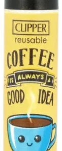 Clipper Feuerzeug Coffee 3 1v4 COFFEE IS ALWAYS A GOOD IDEA