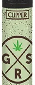Clipper Feuerzeug Hanf + Gras 4v8