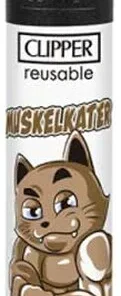 Clipper Feuerzeug Kater 2v4 MUSKELKATER