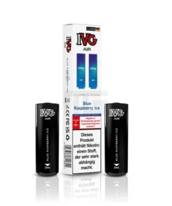 IVG – AIR – Prefilled Pod – 2ml – Blue Raspberry Ice | Nikotinsalz-Stärke : 20mg | Paketgröße : 1er Packung