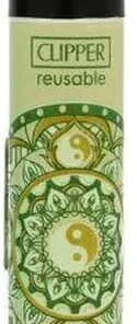 Clipper Feuerzeug Mandala 7 4v4 Mandala mit Yin und Yang