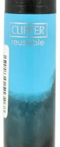 Clipper Feuerzeug Mini Nebula Mix 1 1v4 Blau-Schwarz