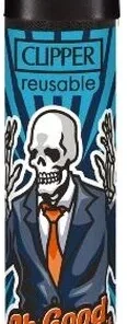 Clipper Feuerzeug Skulls 23 2v4 Oh Good More Bullshit