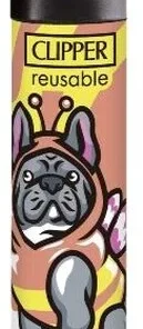 Clipper Feuerzeug Wannabe Mascots 4v4 Bulldogge / Schmetterling