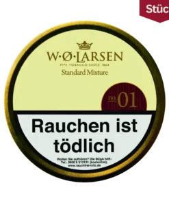W.O. Larsen Standard Mixture No. 1 Tabak Pfeifentabak Dose (100g)