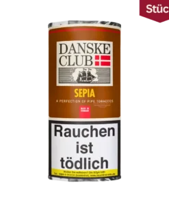 Danske Club Sepia Caramel Tabak Pfeifentabak Pouch (50g)