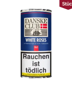 Danske Club White Roses Tabak Pfeifentabak Pouch (50g)