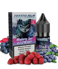 E-Liquid Nikotinsalz FROZEN OWL Blueberry Sour Raspberry 20mg