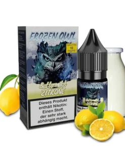 E-Liquid Nikotinsalz FROZEN OWL Buttermilch Zitrone 10mg