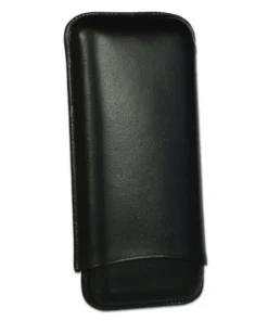 Cigarrenetui Leder 3er MARTIN WESS Corona schwarz
