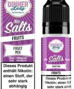Dinner Lady Liquid Fruits Fruit Mix Nic Salt 10ml 10mg