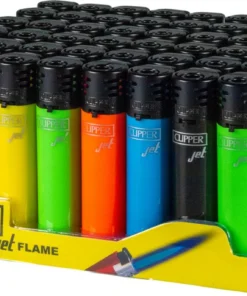 Clipper Jet Feuerzeug „Shiny Color“ sortiert