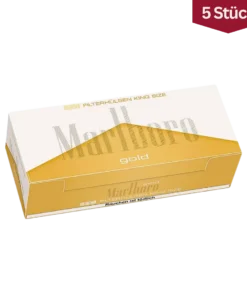 Bundle: Marlboro Gold Filterhülsen King Size (5×200 Stück)