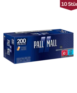 Bundle: Pall Mall Blue Filterhülsen Extra Size (10×200 Stück)