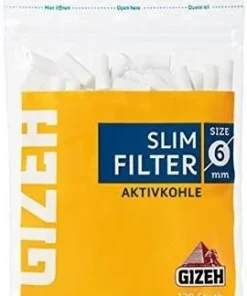 Bundle: Gizeh Filter Slim Filter Aktivkohle (20×120 Filter)