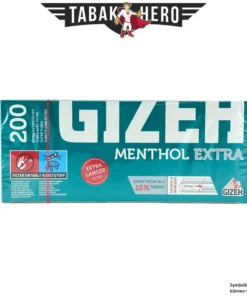 Bundle: Gizeh Menthol Zigaretten Hülsen Extra (20×200 Hülsen)