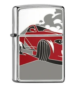ZIPPO chrom gebürstet Racing Car 2008027