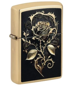 ZIPPO messing poliert Zippo Golden Rose 60007382