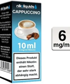 E-Liquid NIKOLIQUIDS Cappuccino 6 mg