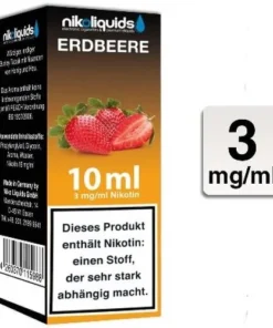 E-Liquid NIKOLIQUIDS Erdbeere 3 mg Nikotin