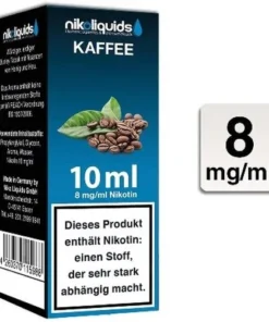 E-Liquid NIKOLIQUIDS Kaffee 8 mg Nikotin