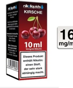 E-Liquid NIKOLIQUIDS Kirsche 16 mg Nikotin