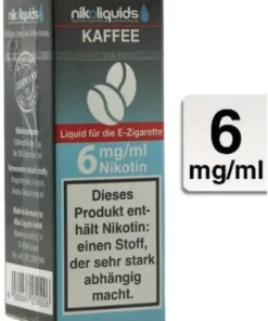 E-Liquid NIKOLIQUIDS Kaffee 6 mg Nikotin
