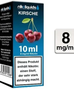 E-Liquid NIKOLIQUIDS Kirsche 8 mg Nikotin
