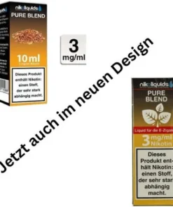E-Liquid NIKOLIQUIDS Pure Blend 3 mg Nikotin