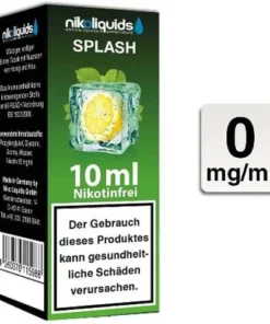 E-Liquid NIKOLIQUIDS Splash 0 mg Nikotin Eisbonbon